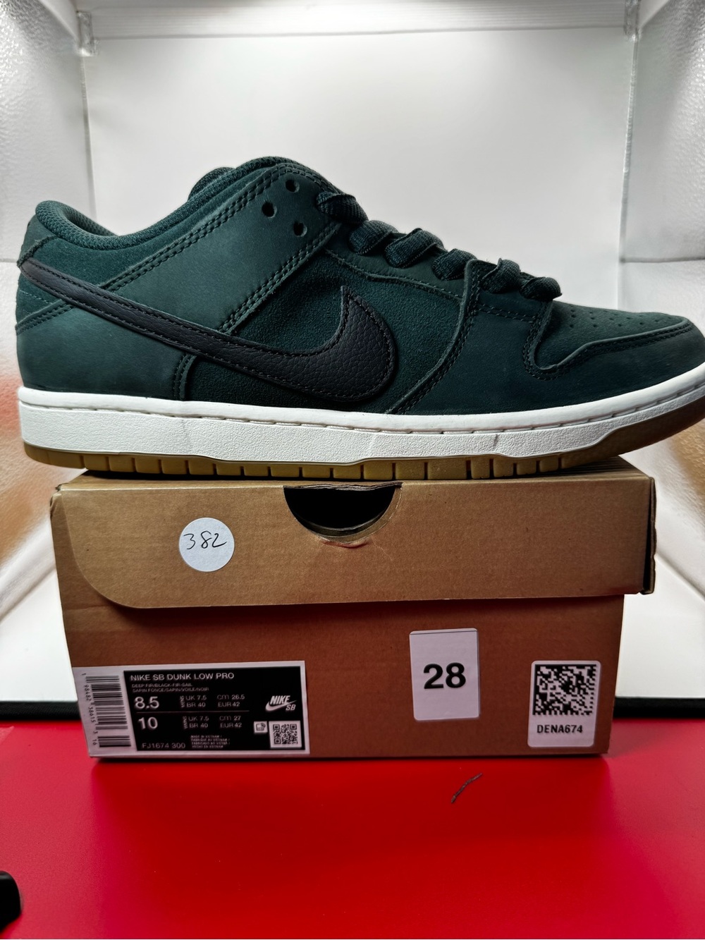 Nike Men’s Dunk Low Pro Sneakers in Dark Green